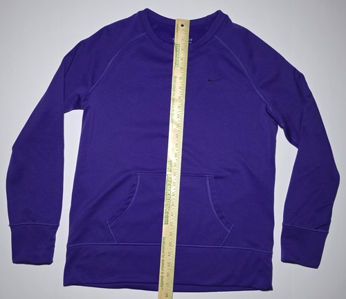 Nike Therma - Fit Womens Purple Long Sleeve Pullover Sweatshirt Size XL - Picture 15 of 15