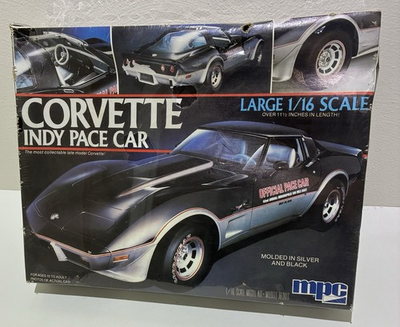 #ad #ad MPC CORVETTE INDY PACE CAR 1 16 FACTORY SEALED 1 3073 Model Kit Vintage $119.99
