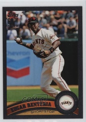 2011 Topps Black /60 Edgar Renteria #58 12i0
