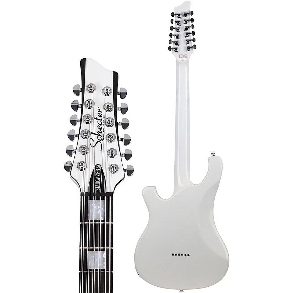 Schecter Guitar Research Stargazer-12 String Electric Guitar Gloss White - Image 4 of 4