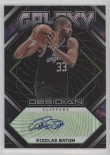 2022 Panini Obsidian Galaxy Ink Electric Etch Green 12/25 Nicolas Batum Auto 3d3