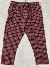 Polo Ralph Lauren Sleep Pants Mens XL Red Plaid Flannel Cotton Lounge
