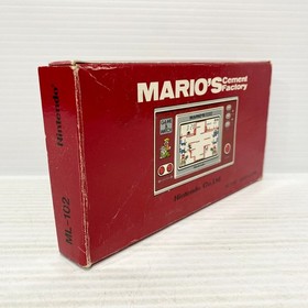 Nintendo Game & Watch: Mario's Cement Factory (ML-102) - Original Box & Manual