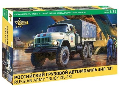 Russian Army Truck ZIL-131	3706 ZVEZDA 1:35 NEW  2026!