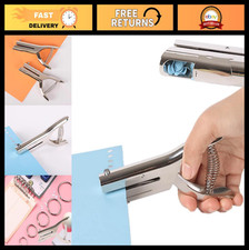 Heavy Duty Single Hole Puncher - Handheld Paper Punch for Crafts, Tags, Scrapboo