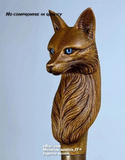 Wooden Walking stick hand carved Beautiful Handmade Animal wooden walking cane