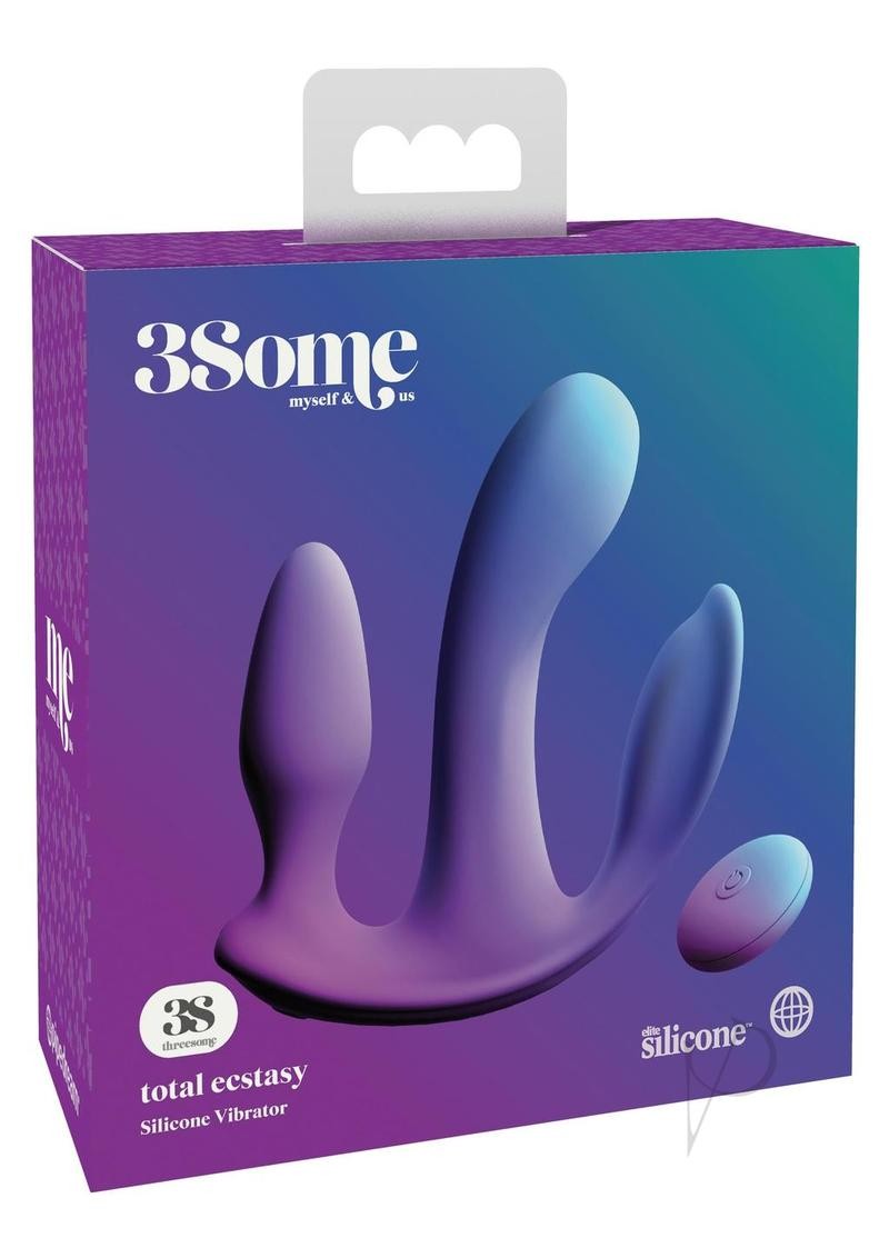 3Some Total Ecstasy Silicone Rechargeable Vibrator with Remote Control - | eBay 3Some Total Ecstasy Silicone Rechargeable Vibrator with Remote Control - | eBay