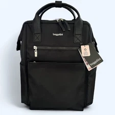 Baggallini Soho Backpack Women's Laptop Backpack Travel Bag Black