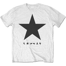 David Bowie - Blackstar on White T-Shirt 