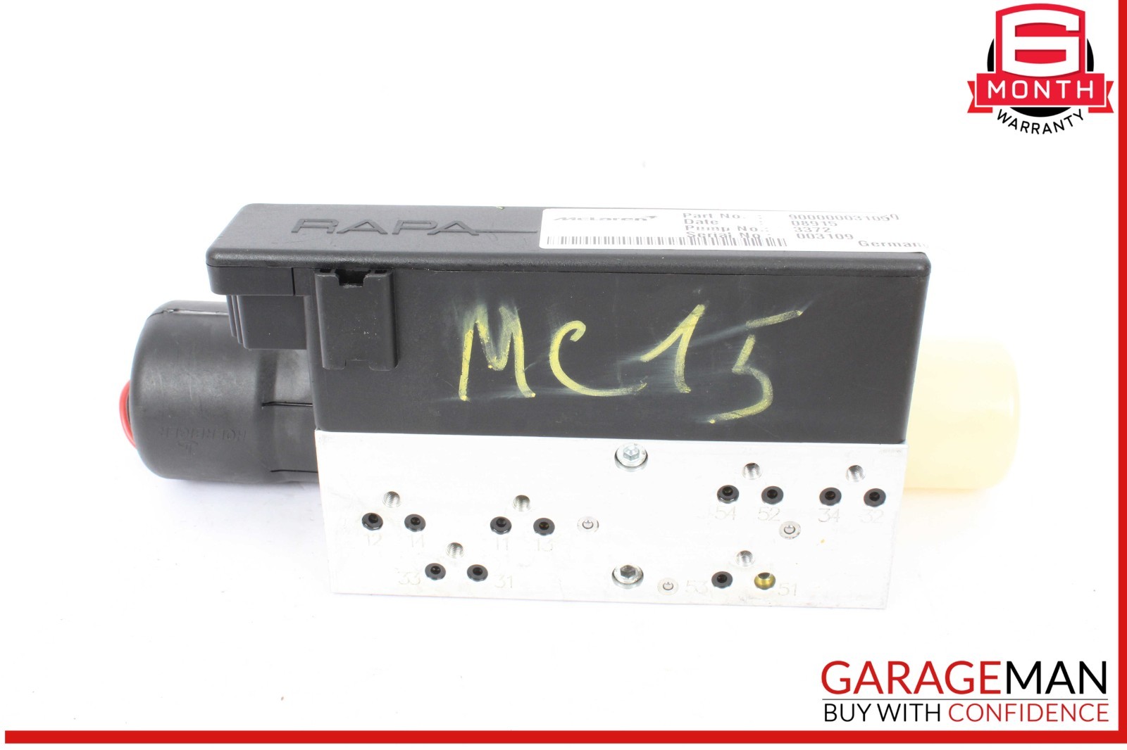 13-17 McLaren MP4-12C 650S Spider Convertible Roof Top Hydraulic Pump OEM