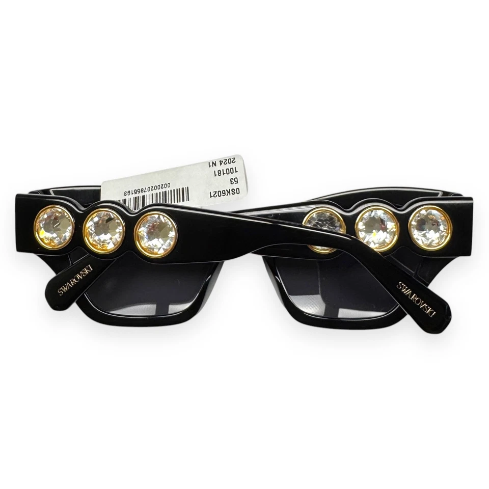 Gafas de sol Swarovski SK 6021 100181 negras cristales de Swarovski polarizadas con estuche Foto 4 de 4