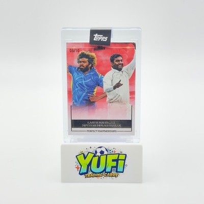 2025 Topps Cricket Legends of the Game Volume 2 - Malinga & Muralitharan /10