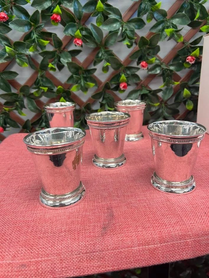 Lote de 5 tazas de julep Towle plateadas como nuevas de Towle Silversmiths Foto 2 de 4