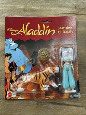 Disney's Aladdin Jasmine & Rajah w/Bracelets Action Figure - Mattel - MIB MOC