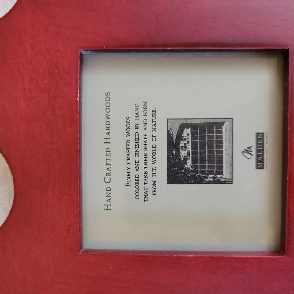 Wood Photo Frame Handmade Maple Leaf Fall Decor Picture Nature Cabin Cottage 3x3 - Image 2 of 4