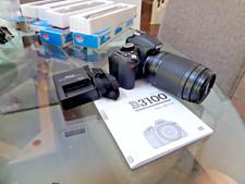 NIKON D3100 TESTED DIGITAL CAMERA BUNDLE 14.2 MEGAPIXLES NIKON DX 70-300 LENS