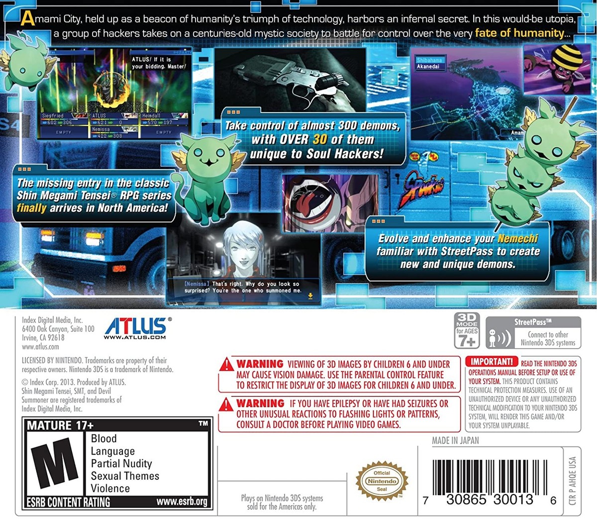 Shin Megami Tensei: Devil Summoner - Soul Hackers [Nintendo