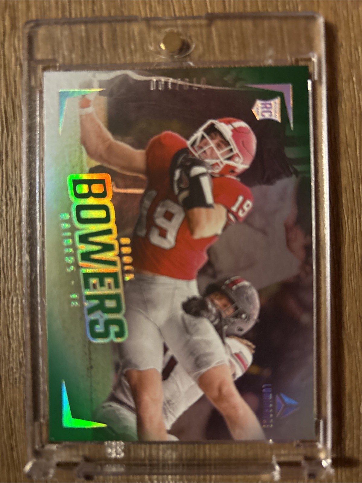 2024 Panini Luminance Rookies Brock Bowers #186 Green /100 (RC)