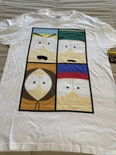 2018  South Park Character Block Shirt Size M. Cuidado Con El Perro