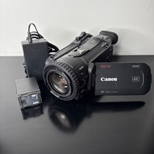 Canon XA50 Black 4K UHD Camcorder w/ 128GB SD, OEM Charger BP-828 Battery