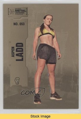 2022 Skybox Metal Universe Champions Gold Spectrum Aspen Ladd #053 READ 0il7