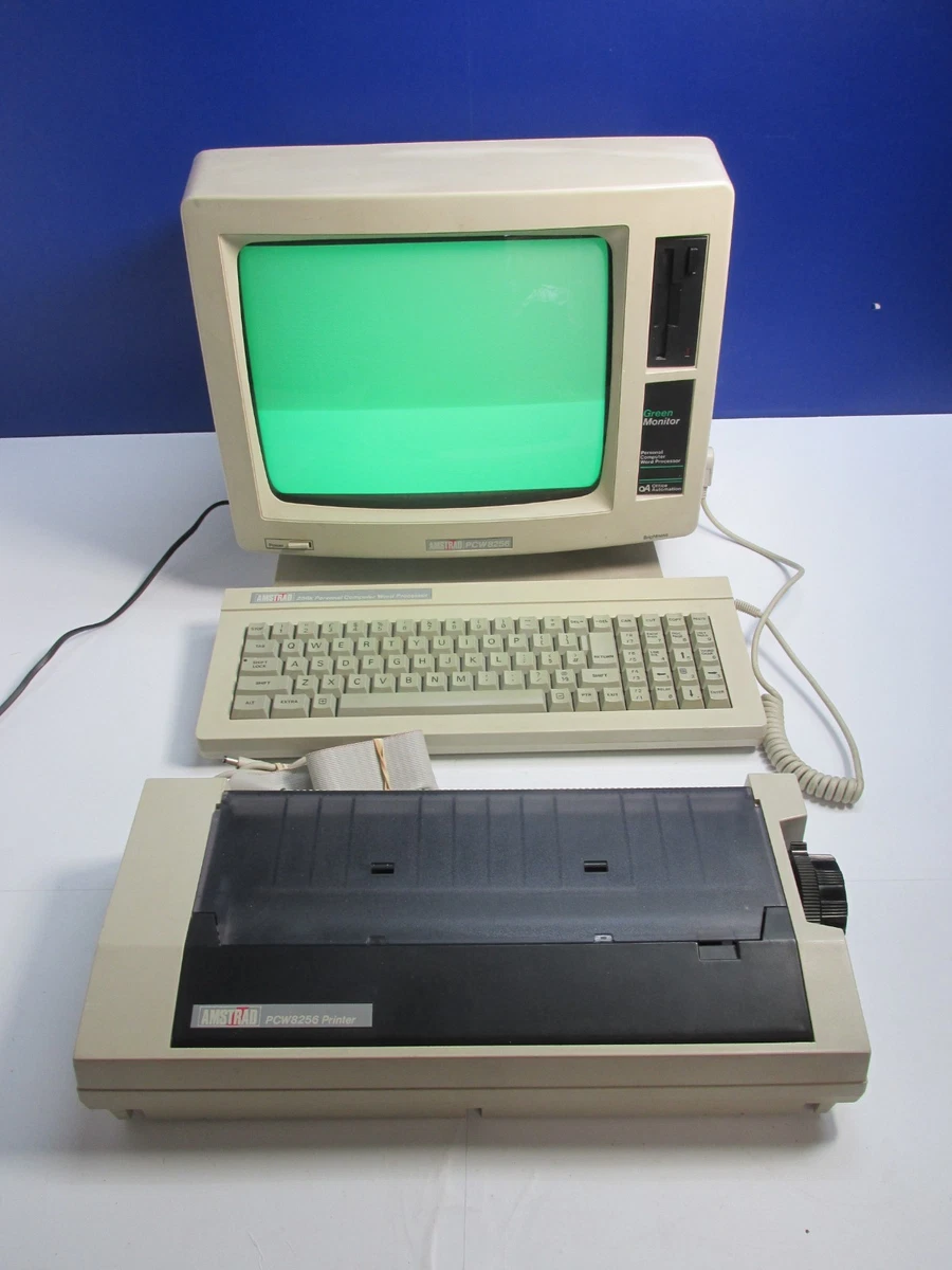 Amstrad PCW 8256 AZERTY – Vintage – Fonctionne – Avec Gotek – Ordinateur Collection