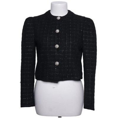 Primark, Jacke, Damen, Größe: 38, Schwarz/Silber #VpW