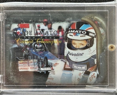 VRHTF NHRA VINTAGE RARE ''JOE AMATO LEGEND DRAG RACING CARD''