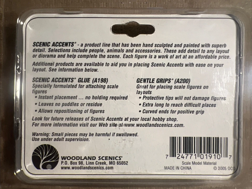 Scenic Accents Fly Fisherman HO Scale A1910 New  - Image 2 of 4