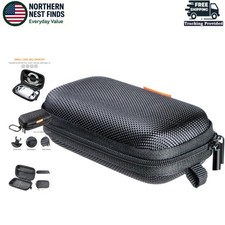 Durable Hard EVA Case - Portable Zipper Pouch for Headsets and Tech Accessories