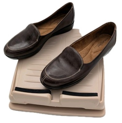 Natural Soul by Naturalizer Womens Sz 8.5 M Brown leather loafers