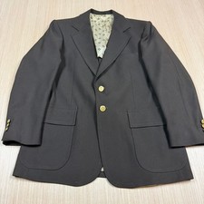 Vintage 70s JC Penney Polyester Leisure Suit Jacket Sport Coat 42 Blazer Gold