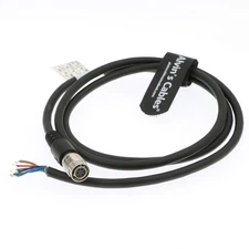 Hirose 6 Pin Twisted Power IO Trigger Cable for Basler GIGE AVT CCD Camera