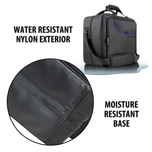 Hair Stylist Case w/ Shoulder Strap, Accessory Pockets & Custom Dividers (Blue) - Picture 9 of 9