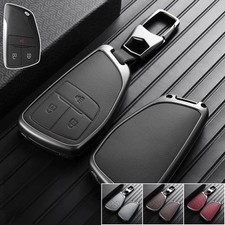 Zinc Alloy Leather Car Key Case Cover For Buick Avenir Envision For Gmc Yukon Xl