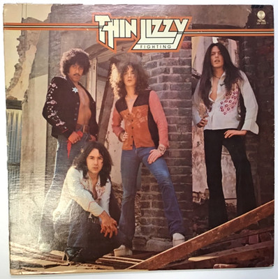 THIN LIZZY; FIGHTING LP #VEL-2005 VERTIGO 1975 MASTERDISK 1L/1T ''VG/VG''