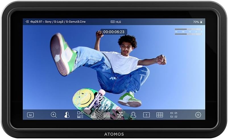 Atomos Shinobi GO 5" HDMI 4K Camera Field Monitor with HDR Touchscreen - Black