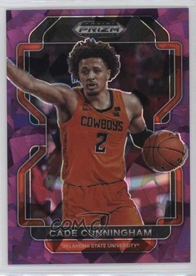2022-23 Panini Prizm Draft Picks Purple Ice Prizm 94/149 Cade Cunningham #6 1aj