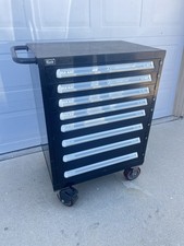 Stanley Vidmar 8-Drawer Tool Storage Cabinet Black 30" W x 27-3/4" D x 37&rdquo;T