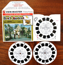 VIEW-MASTER BUSCH GARDENS BOMA SMALL ANIMAL ENCLOSURE TAMPA GAF A9573 REEL SET