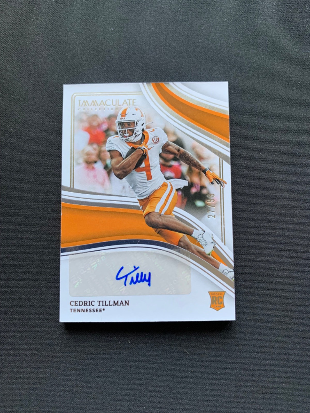 Cedric Tillman Panini Immaculate Collection Collegiate Rookie Autographs #RACT Base
