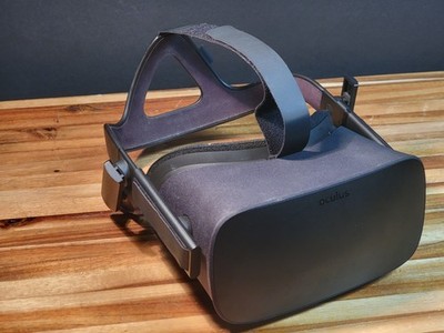 Meta Oculus Rift CV1 VR Virtual Reality Headset With Headphones ONLY No Cable
