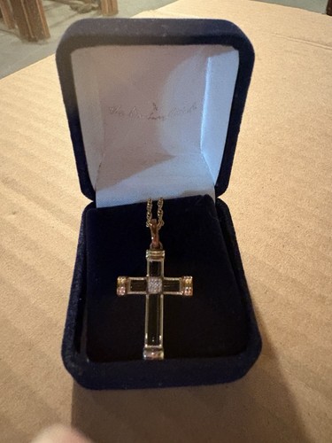 Danbury Mint Herren Kreuz Halskette