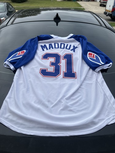 Greg Maddux 1970's Atlanta Braves Cooperstown Home Throwback Men's Jersey