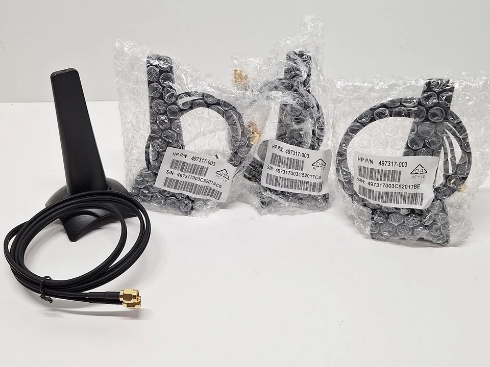 3X HP WLAN Dual Band Antenna 802.11 A/B/G/N 497317-003 Wi-Fi Adaptor - Image 3 of 3