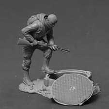 1/32 54mm Resin Figure Model Kit Soldier Unassembled and Unpainted GK