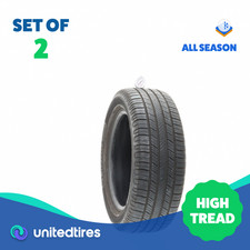 Set Of 2 Used 21555r16 Michelin Defender 2 97h - 8.532