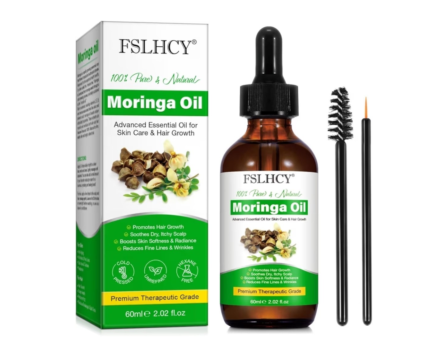 Aceite De Moringa Organico Para Arrugas La Cara Organico Prensado En Frio Puro