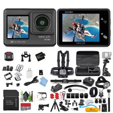 Minolta MNX5K1 5K Ultra HD, 24 MP Action Came...