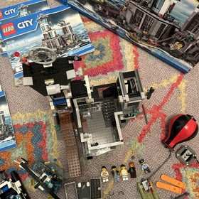 LEGO City Prison Island 60130 mostly complete with manuals and box. 
